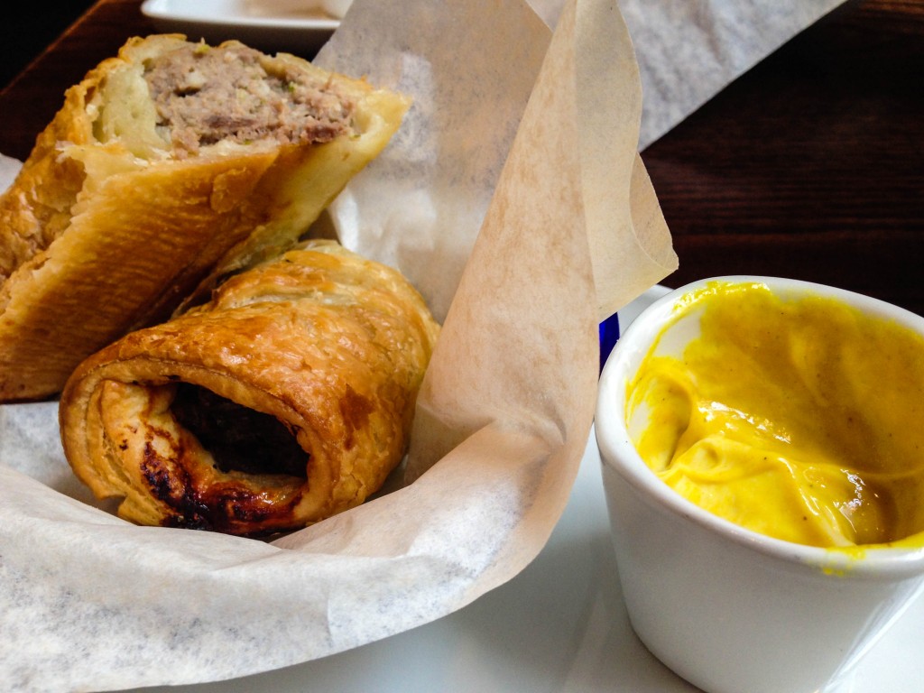 Wild boar sausage roll från Duke of York