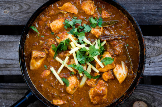 Kyckling tikka balti